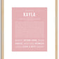 Kayla | Name Art Print