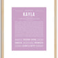 Kayla | Name Art Print