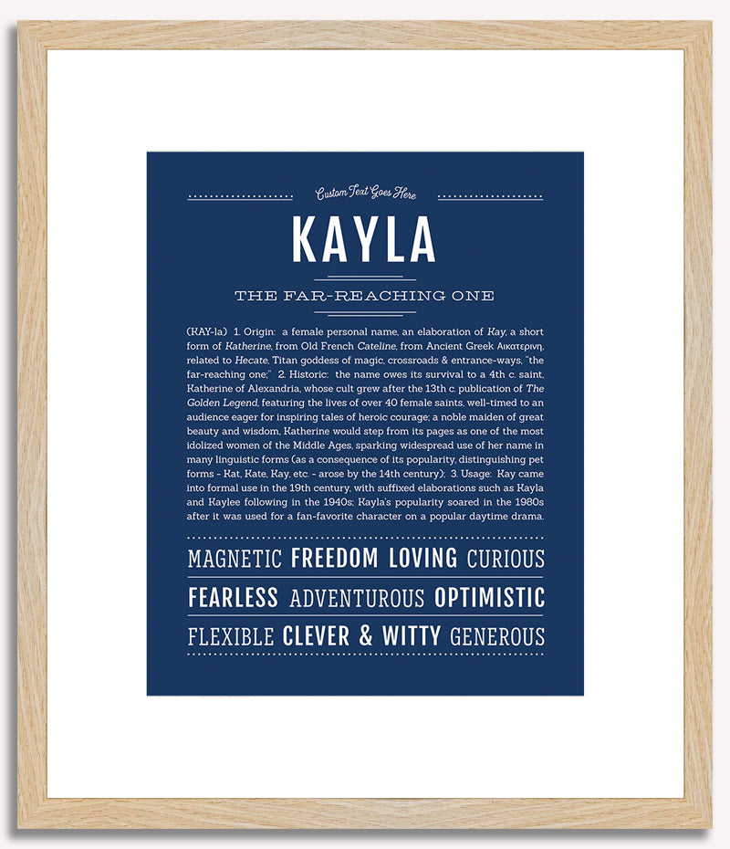 Kayla | Name Art Print