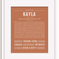 Frame Options | Terra Cotta | White Frame, Matted