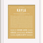 Frame Options | Matte Gold | White Frame, Matted