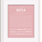 Frame Options | Dusty Rose | White Frame, Matted