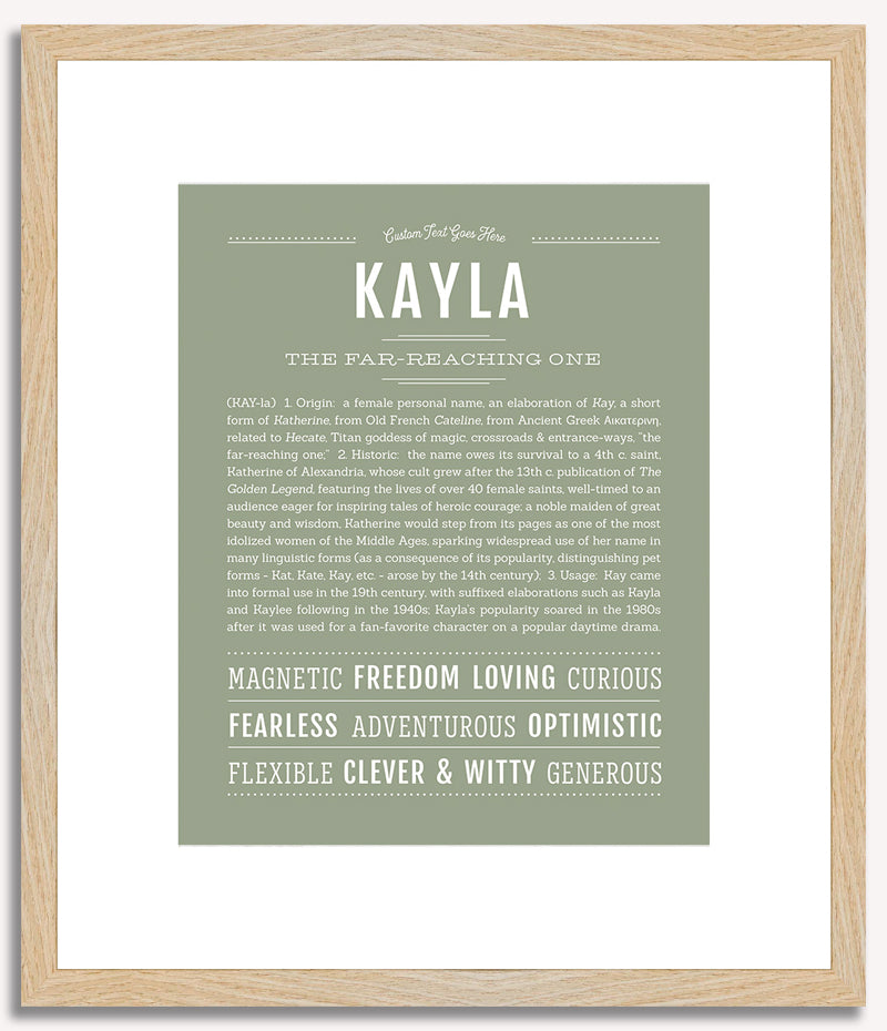 Kayla | Name Art Print