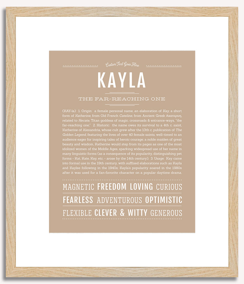 Kayla | Name Art Print