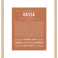 Kayla | Name Art Print