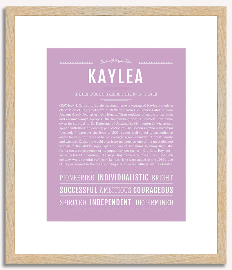 Kaylea | Name Art Print