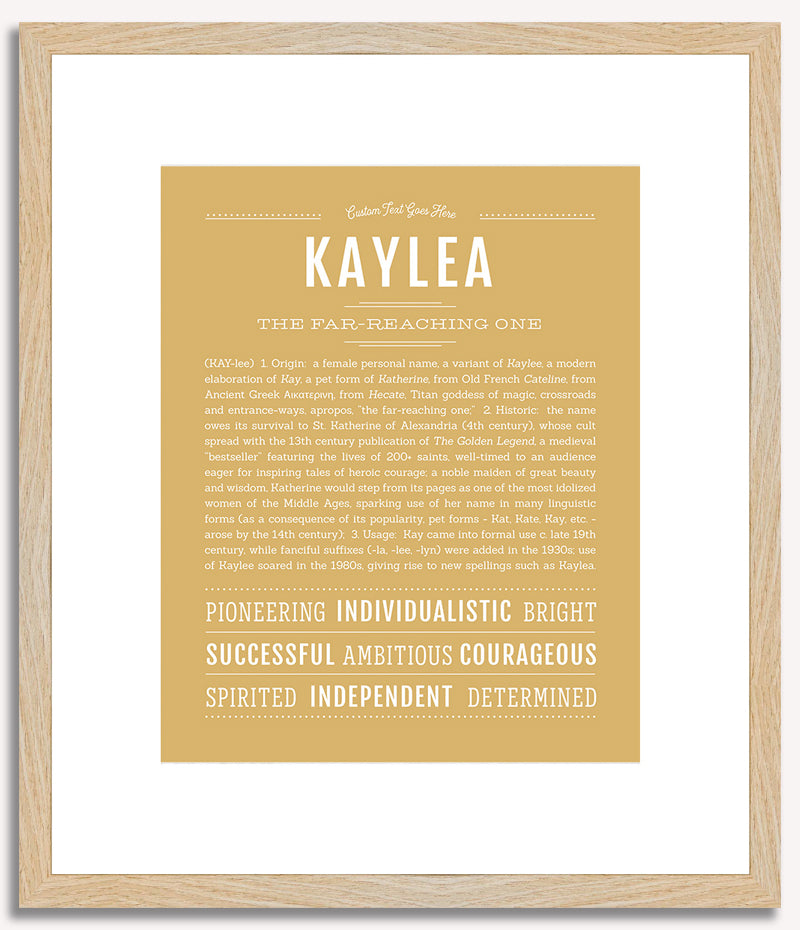 Kaylea | Name Art Print