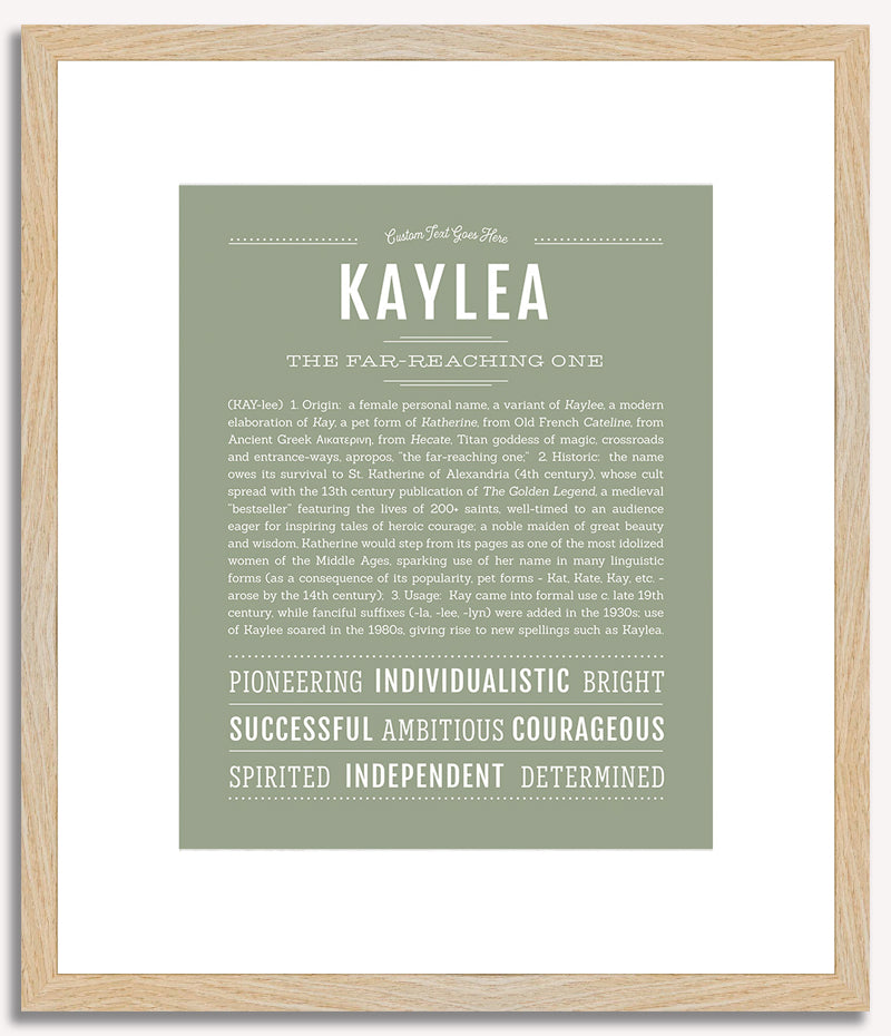 Kaylea | Name Art Print