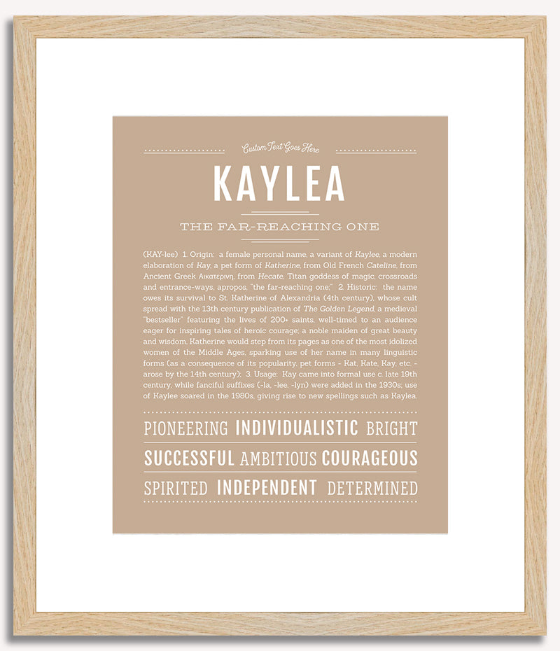 Kaylea | Name Art Print