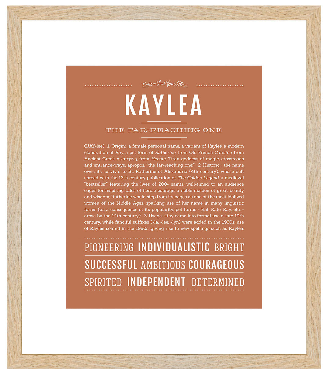 Kaylea | Name Art Print