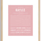 Kaylee | Name Art Print