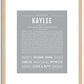 Kaylee | Name Art Print