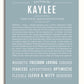 Kaylee | Name Art Print – Name Stories
