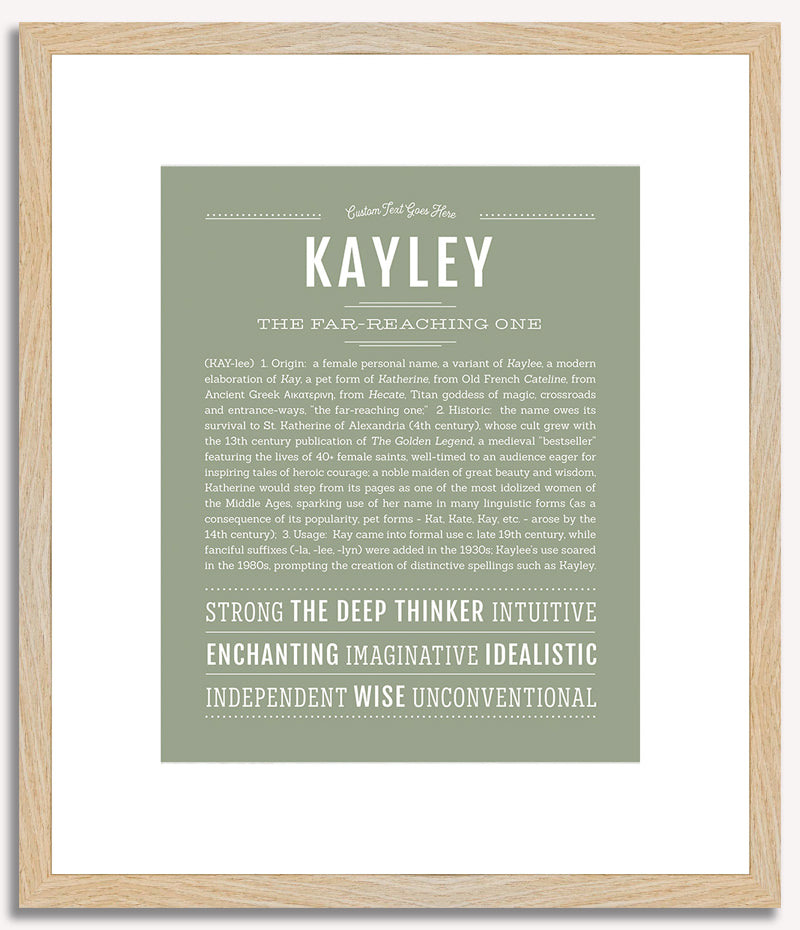 Kayley | Name Art Print