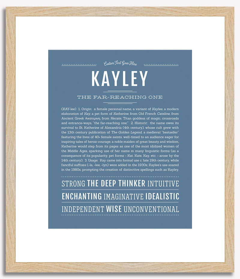 Kayley | Name Art Print