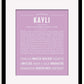 Frame Options | Lilac | Black Frame, Matted