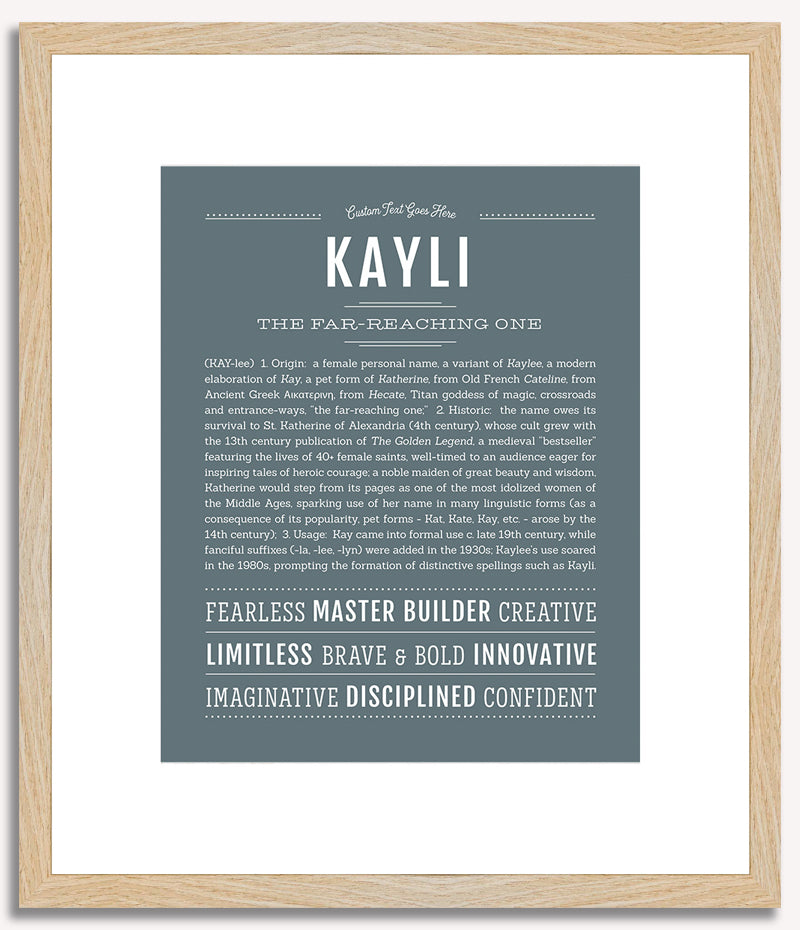 Kayli | Name Art Print