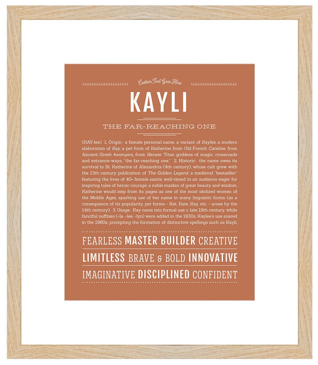 Kayli | Name Art Print