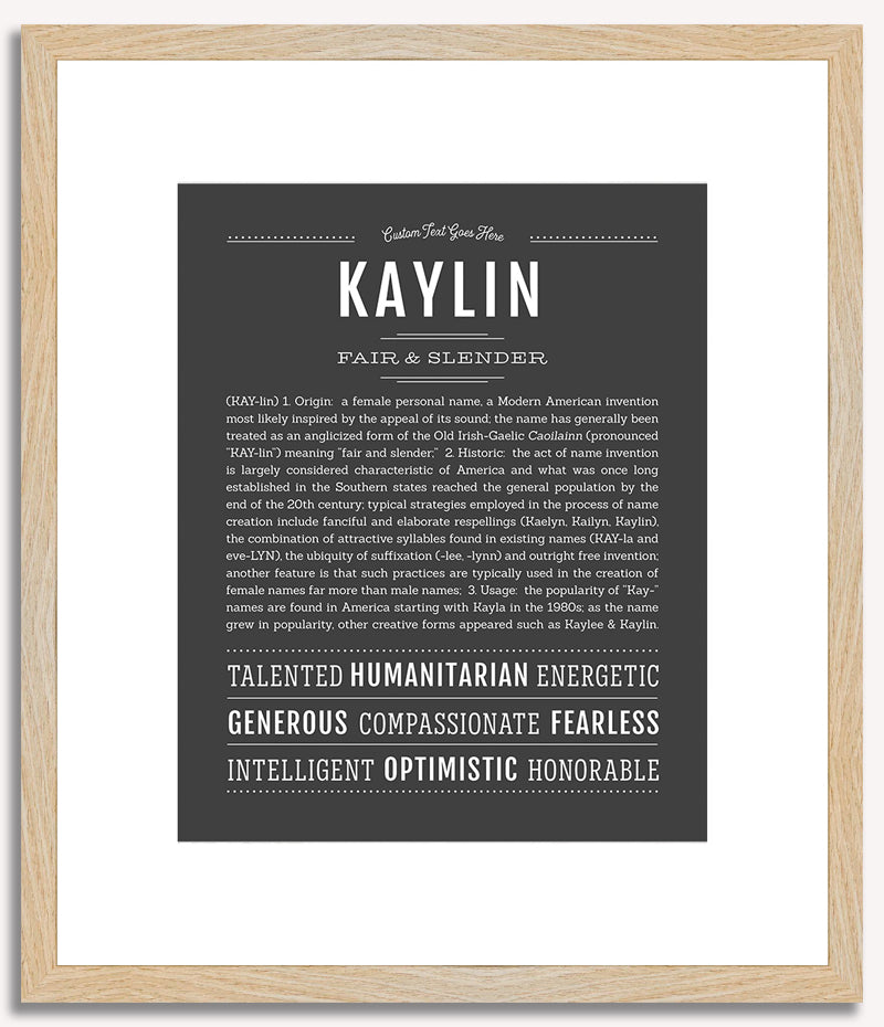 Kaylin | Name Art Print