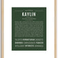 Kaylin | Name Art Print