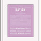 Frame Options | Lilac | White Frame, Matted