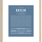 Kaylin | Name Art Print