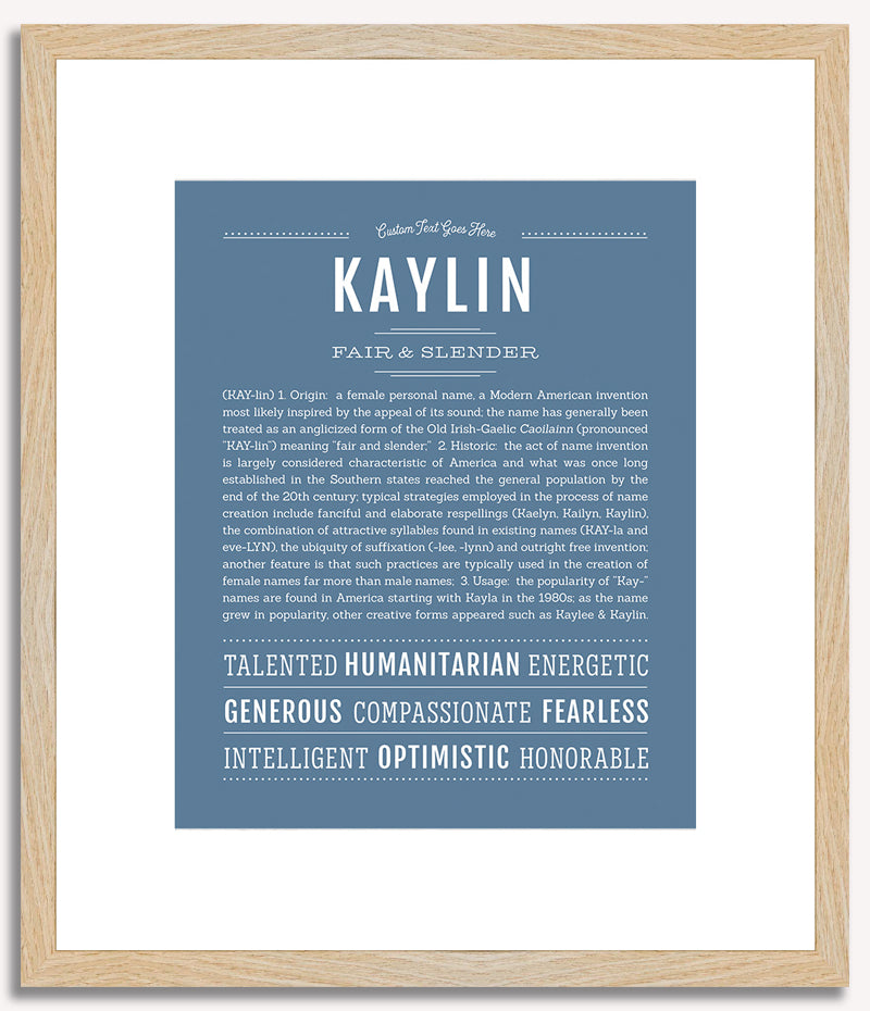 Kaylin | Name Art Print