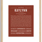 Kaylynn | Name Art Print