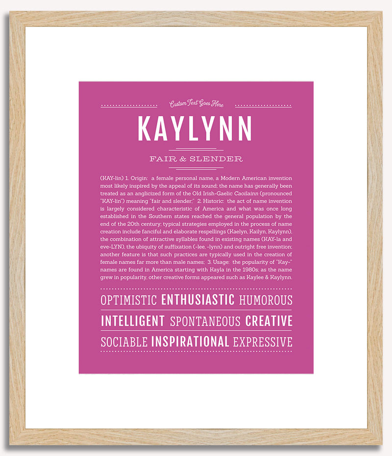 Kaylynn | Name Art Print