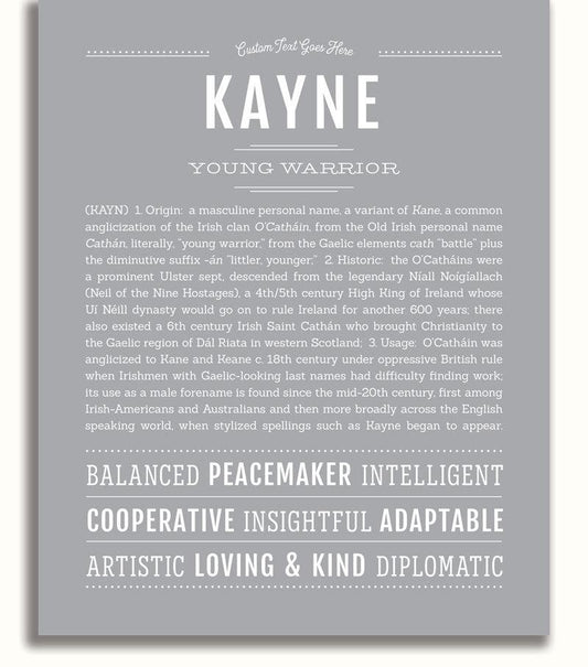 Frame Options | Light Gray | No Frame
