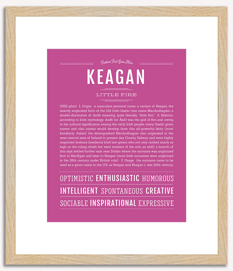 Keagan | Name Art Print