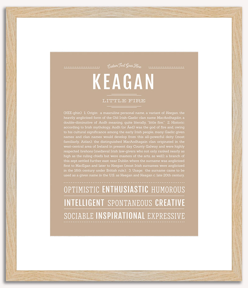 Keagan | Name Art Print