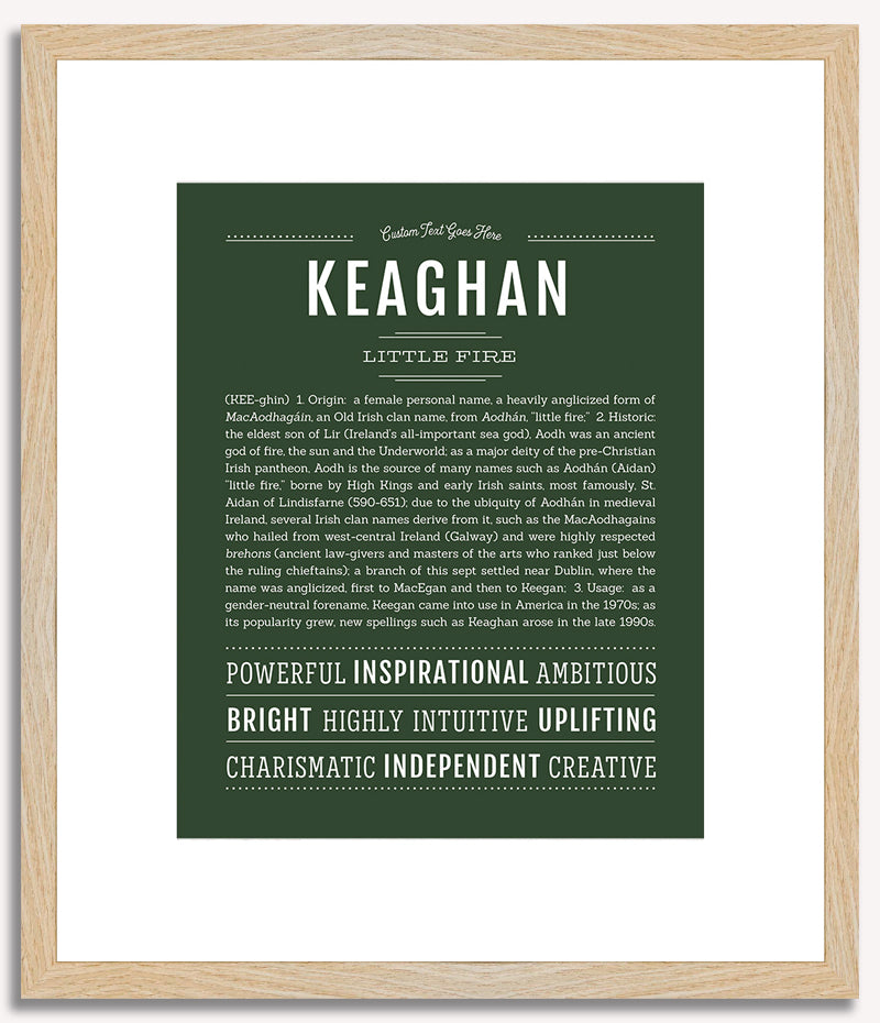 Keaghan (female) | Name Art Print