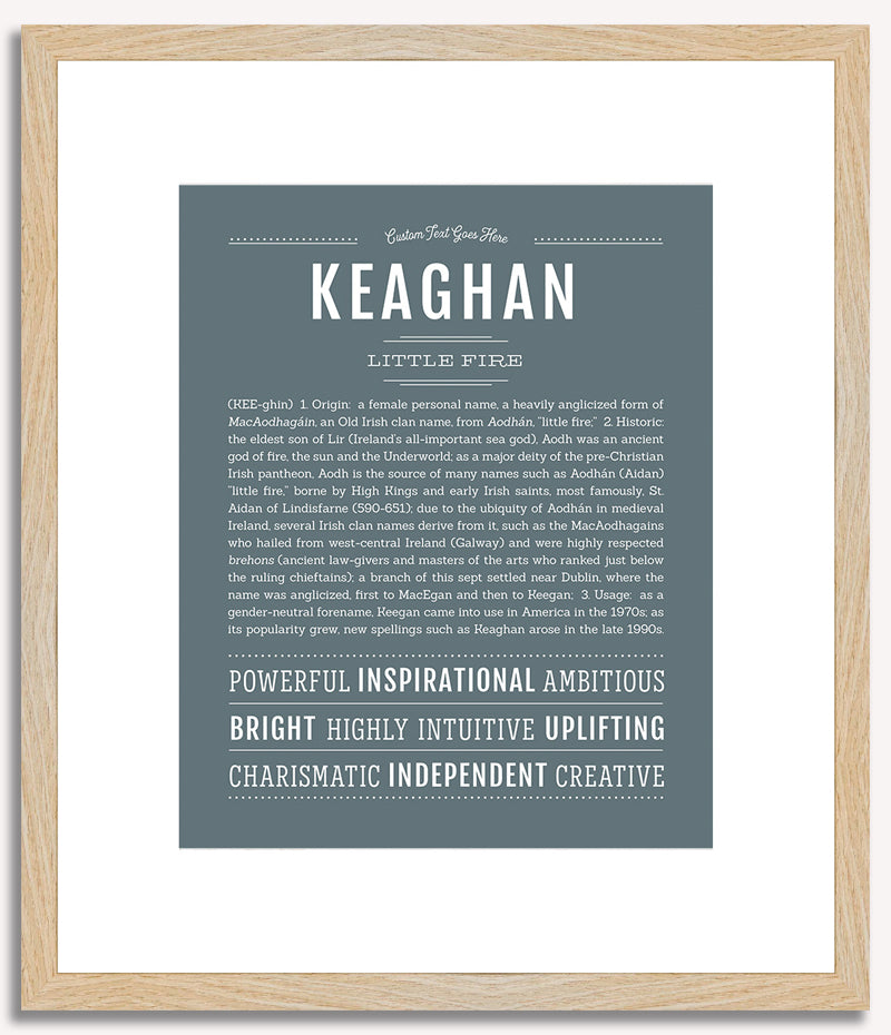 Keaghan (female) | Name Art Print