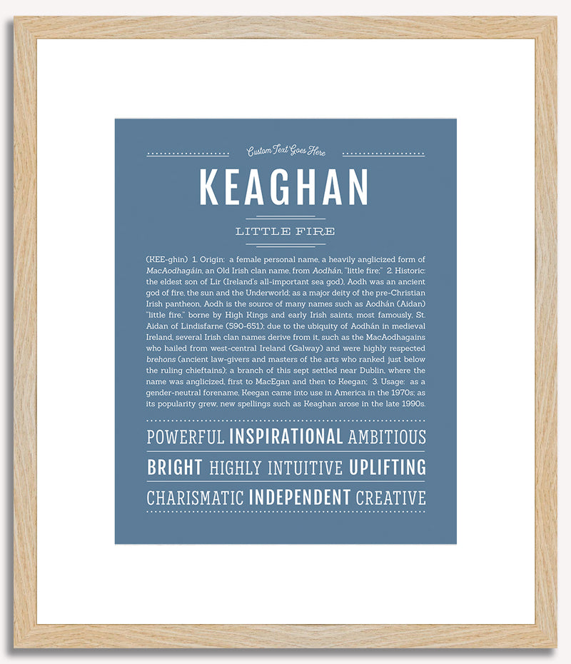 Keaghan (female) | Name Art Print