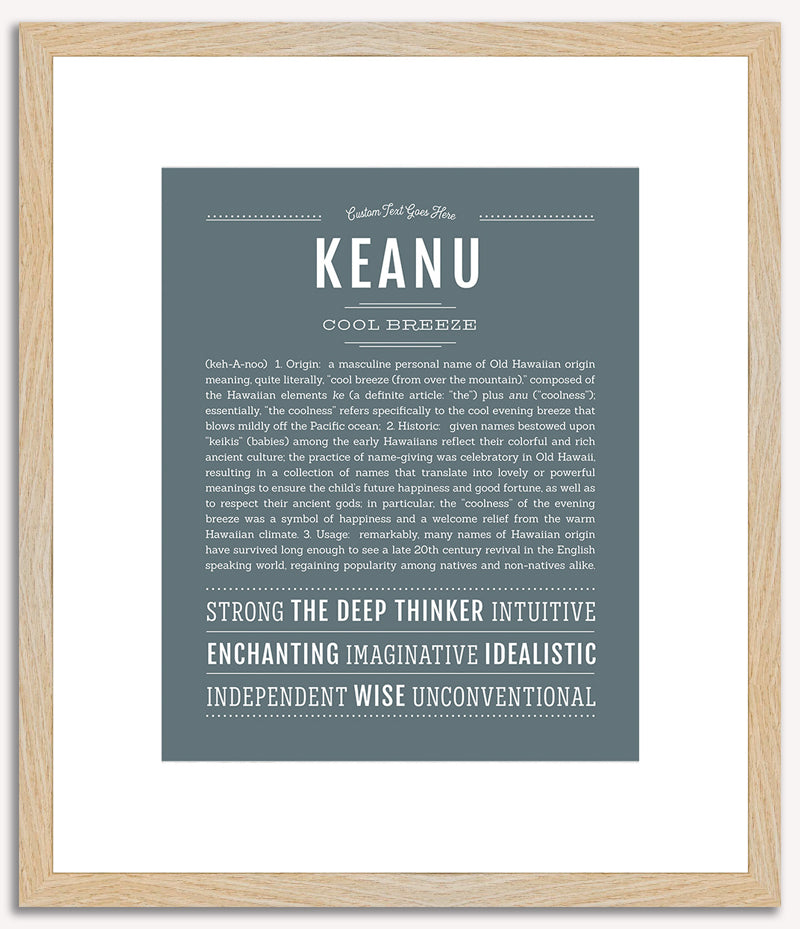 Keanu | Name Art Print