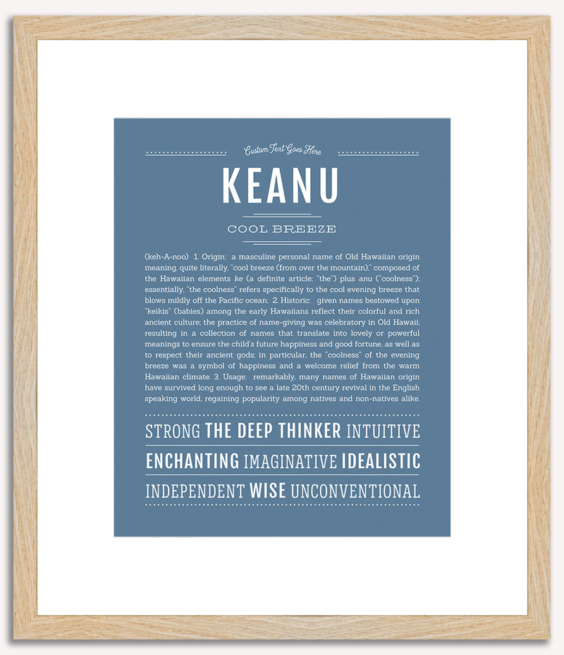 Keanu | Name Art Print