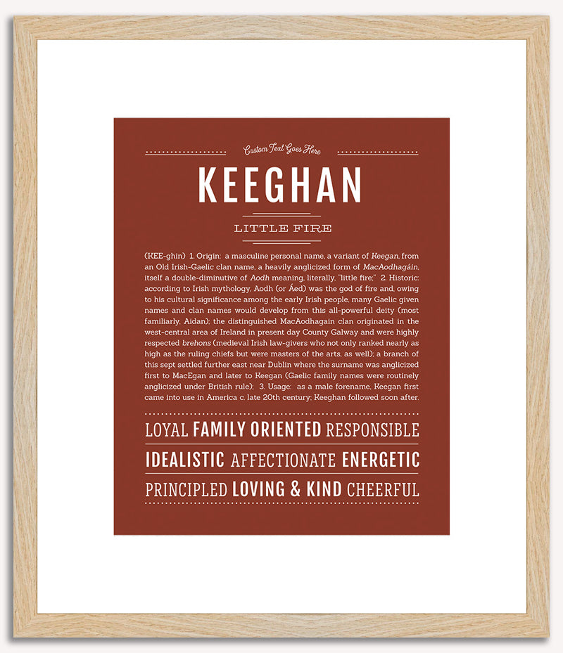 Keeghan | Name Art Print