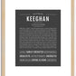 Keeghan | Name Art Print