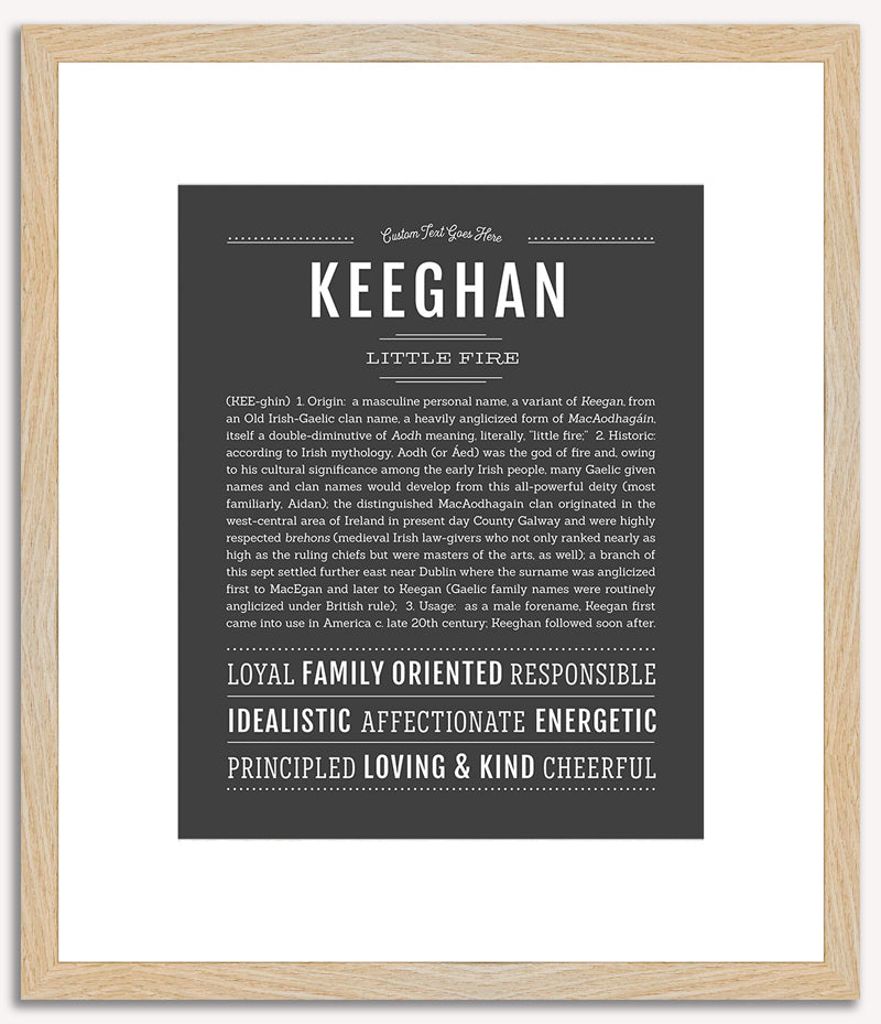 Keeghan | Name Art Print