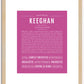 Keeghan | Name Art Print