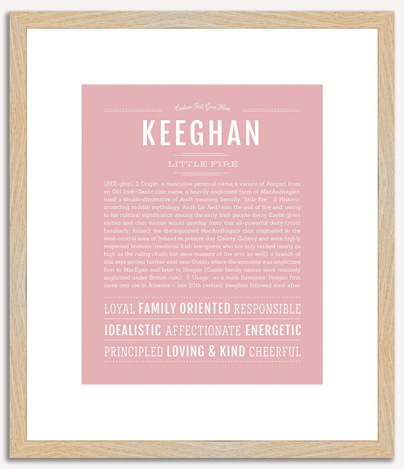 Keeghan | Name Art Print