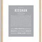 Keeghan | Name Art Print