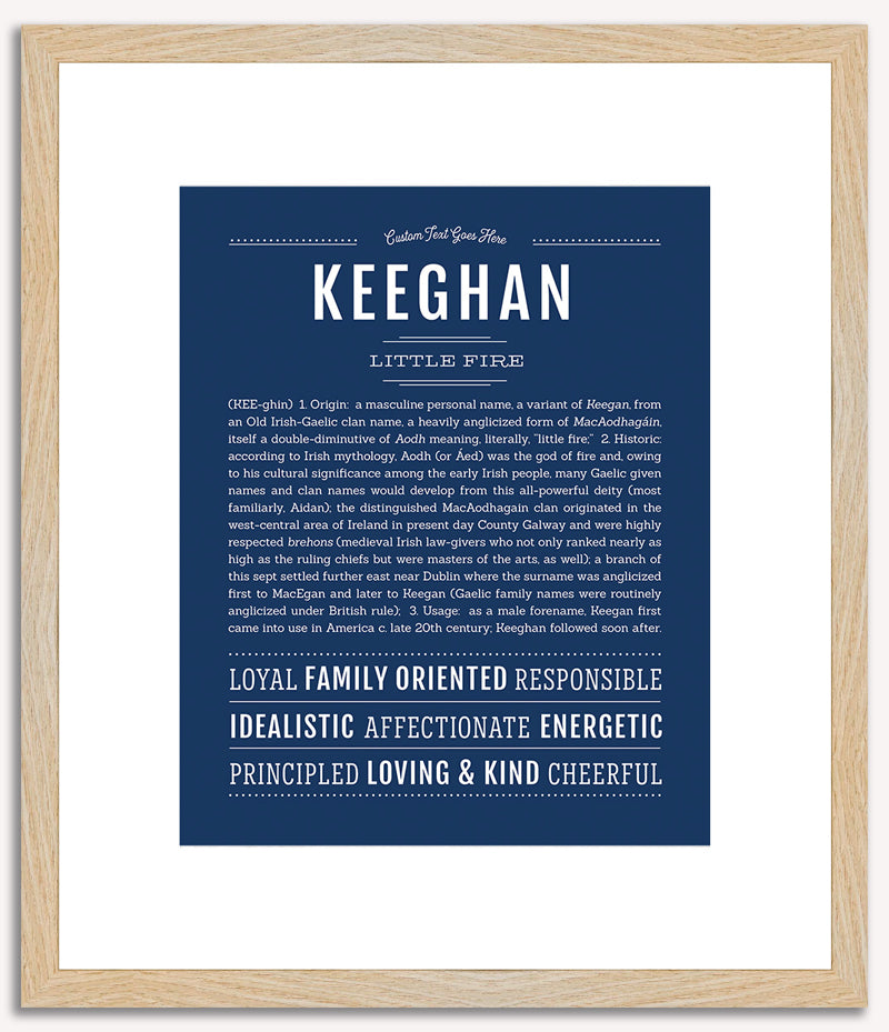 Keeghan | Name Art Print