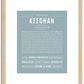 Keeghan | Name Art Print