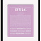 Frame Options | Lilac | Black Frame, Matted