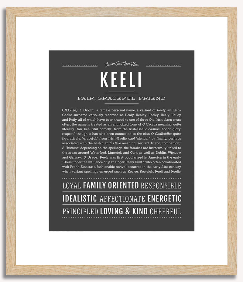 Keeli | Name Art Print