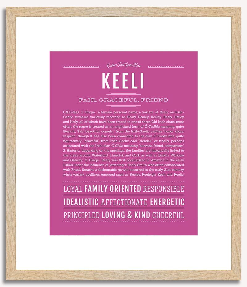 Keeli | Name Art Print