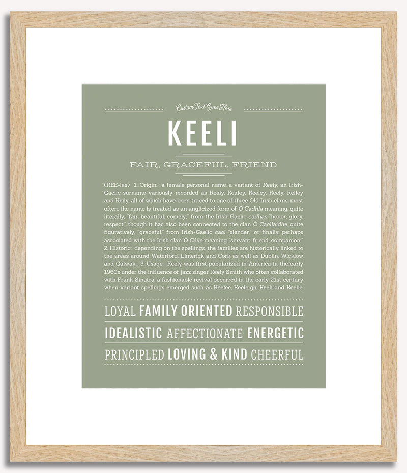 Keeli | Name Art Print