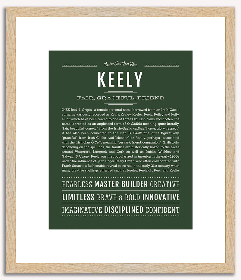 Keely | Name Art Print